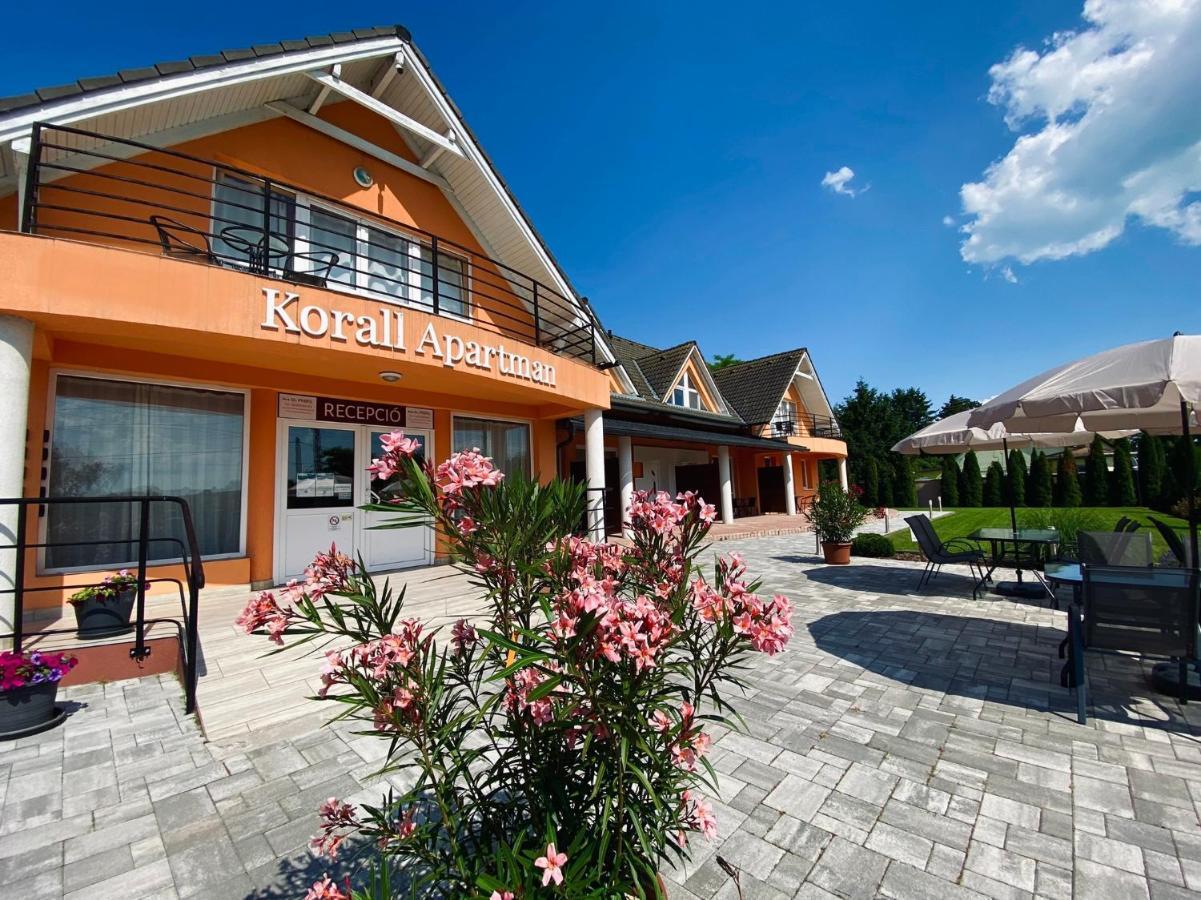 Korall Apartman Balatonfůzfő 외부 사진